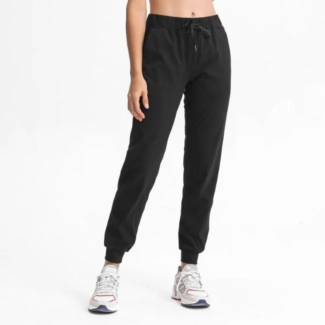 High-Waisted Casual Training Workout Joggers