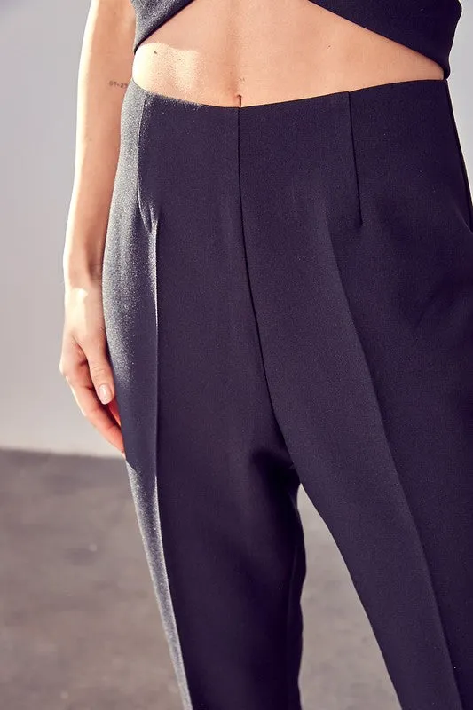 HIGH WAISTED SLIM PANTS