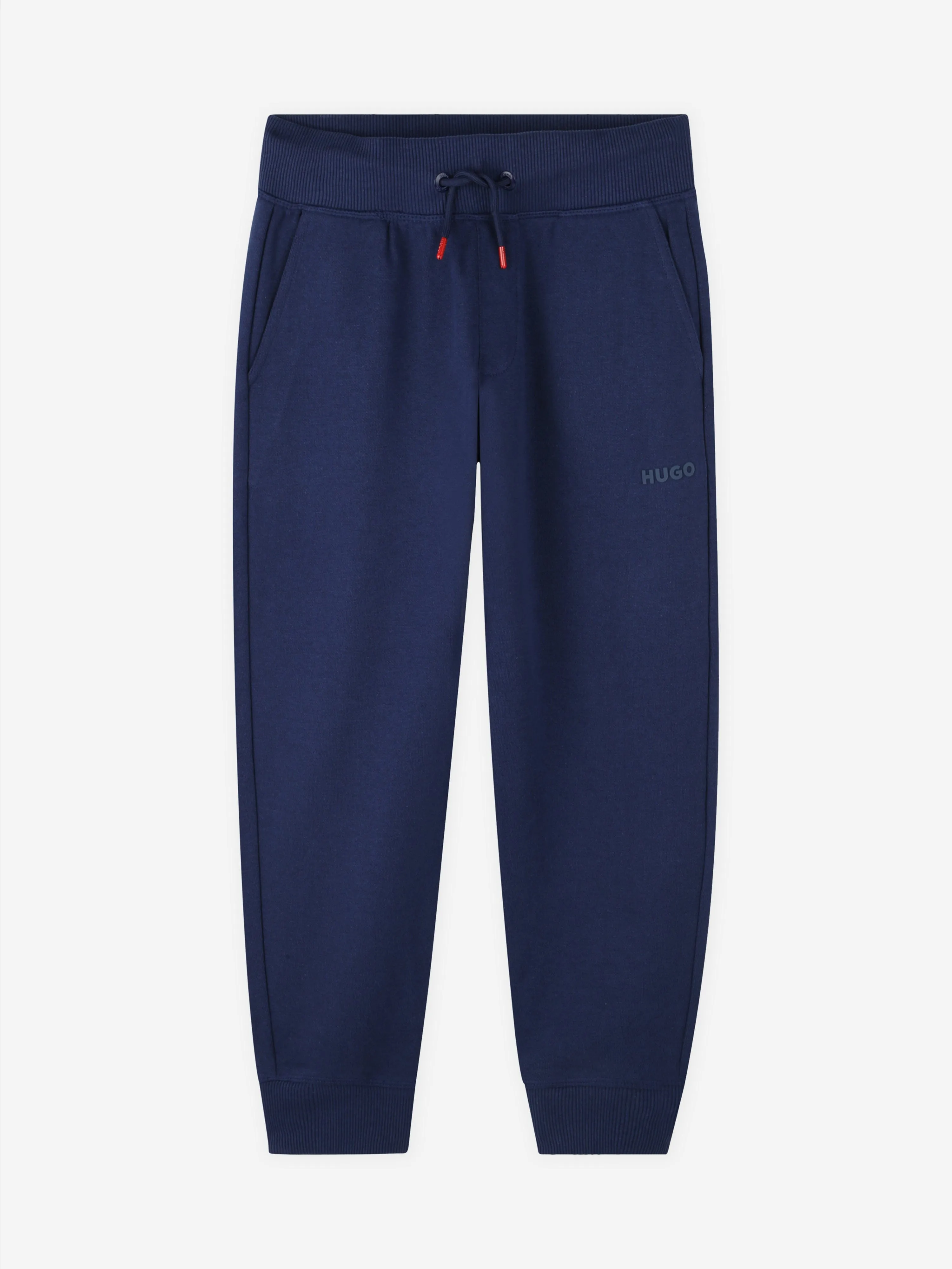 Hugo Boys Logo Joggers in Blue