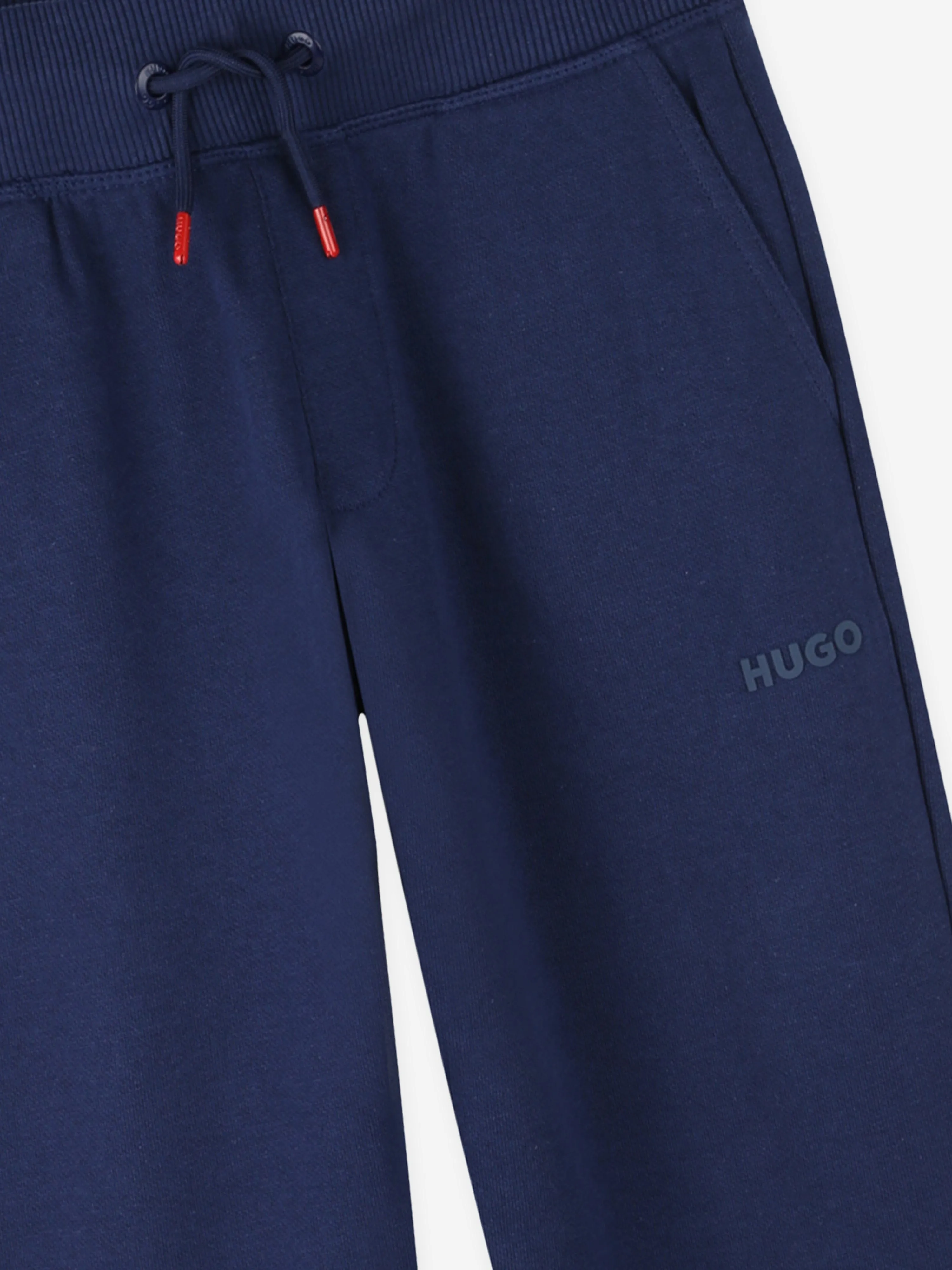 Hugo Boys Logo Joggers in Blue