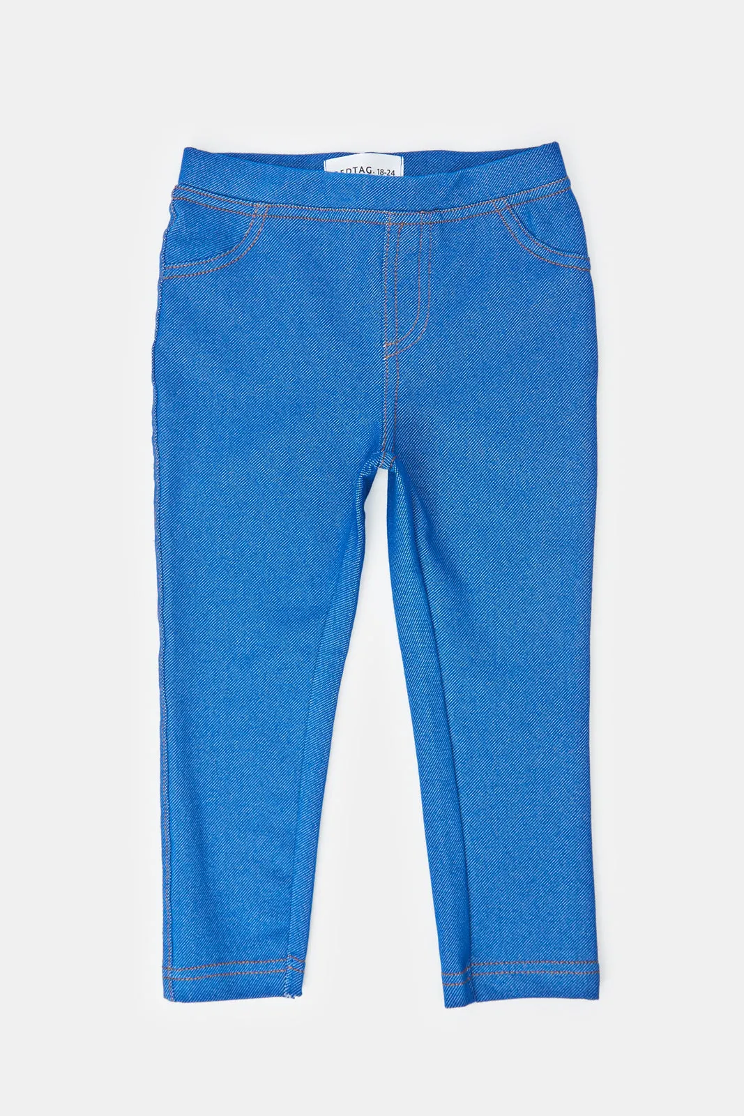 Infant Girls Blue Jeggings