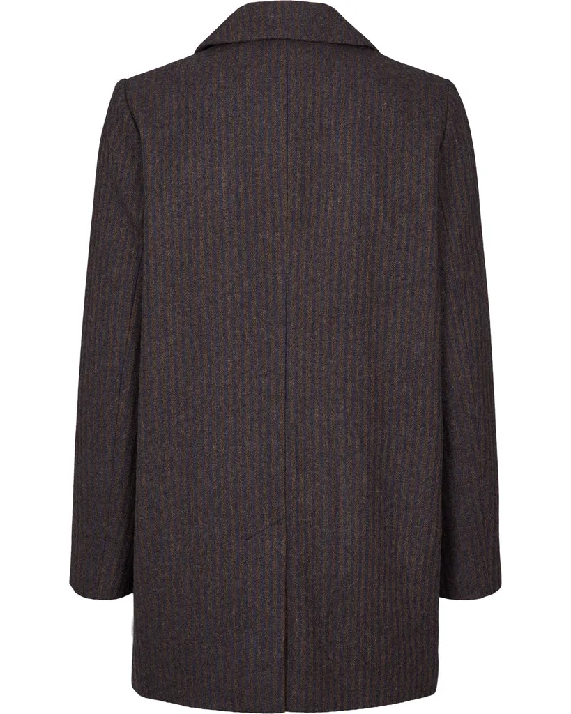 Jacobine W, Jacket - Darkest Blue Stripe