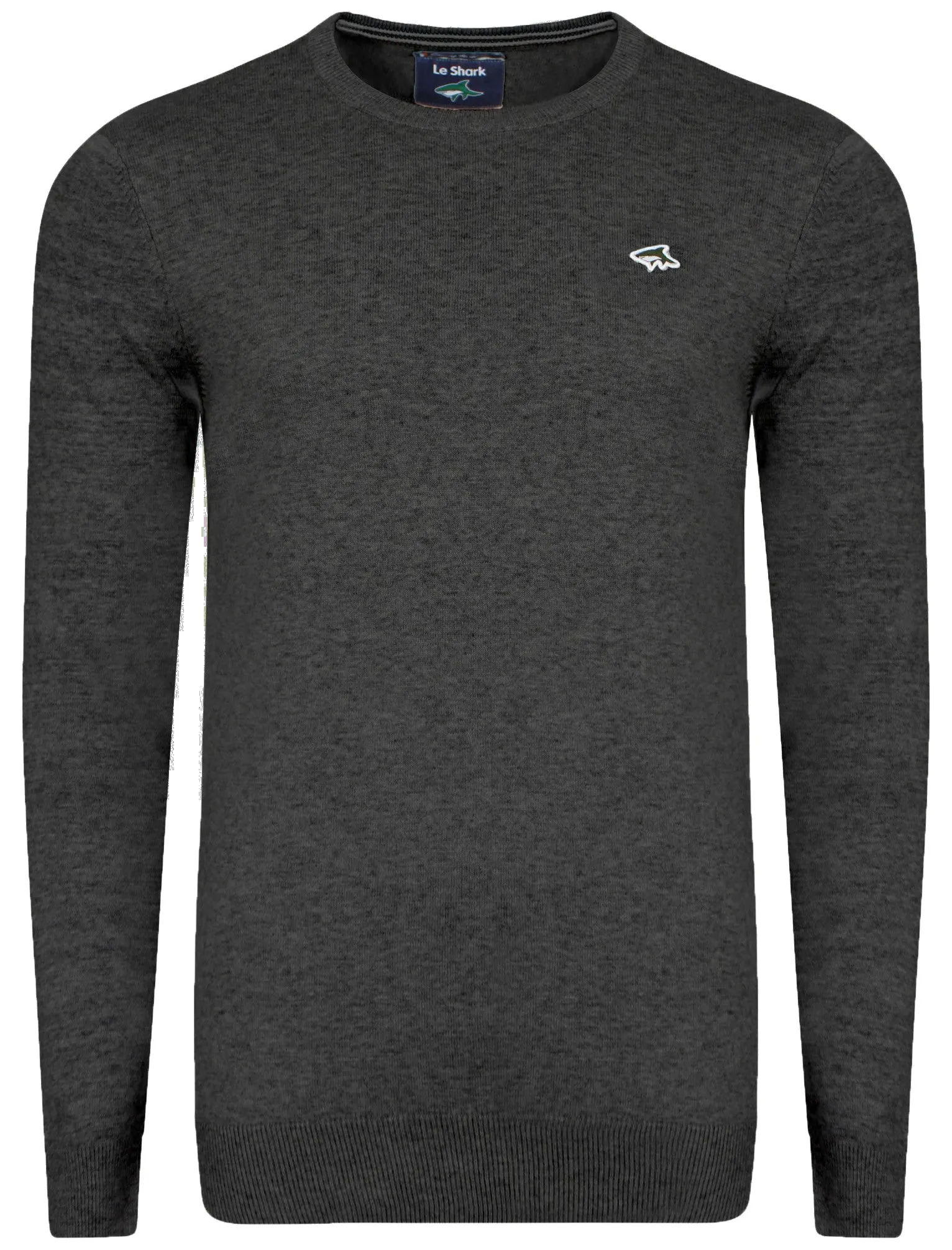 Jumper in Charcoal Marl - Le Shark