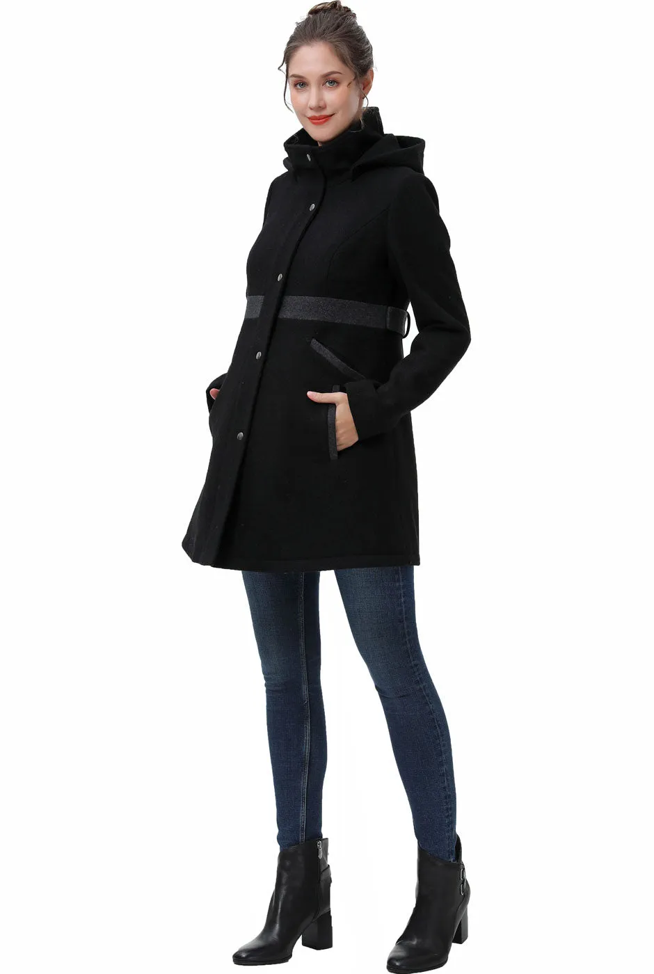 Kimi   Kai Maternity "Adeline" Wool Coat