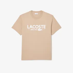 LACOSTE Men's Print Cotton T-Shirt