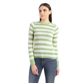 Levi's Women's Cotton Blend Casual Sweater (A7864-0000_Green