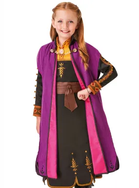 Limited Edition Girls Anna Frozen 2 Premium Disney Costume