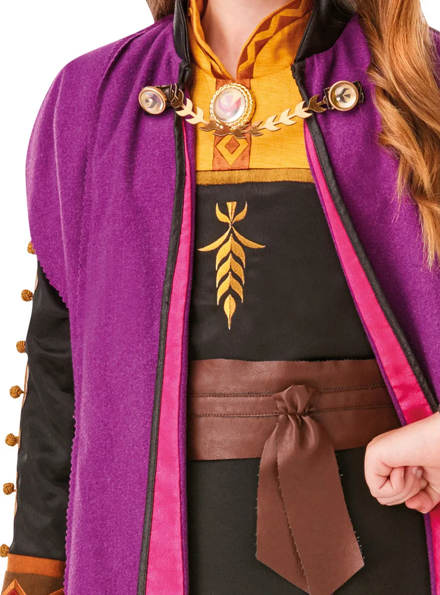 Limited Edition Girls Anna Frozen 2 Premium Disney Costume