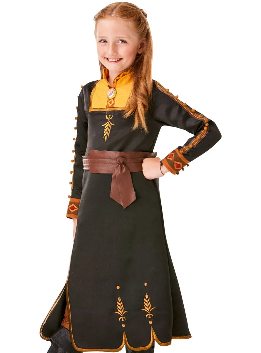 Limited Edition Girls Anna Frozen 2 Premium Disney Costume