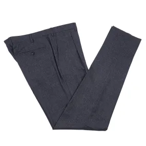 Luigi Borrelli Brushed Wool Dress Pants