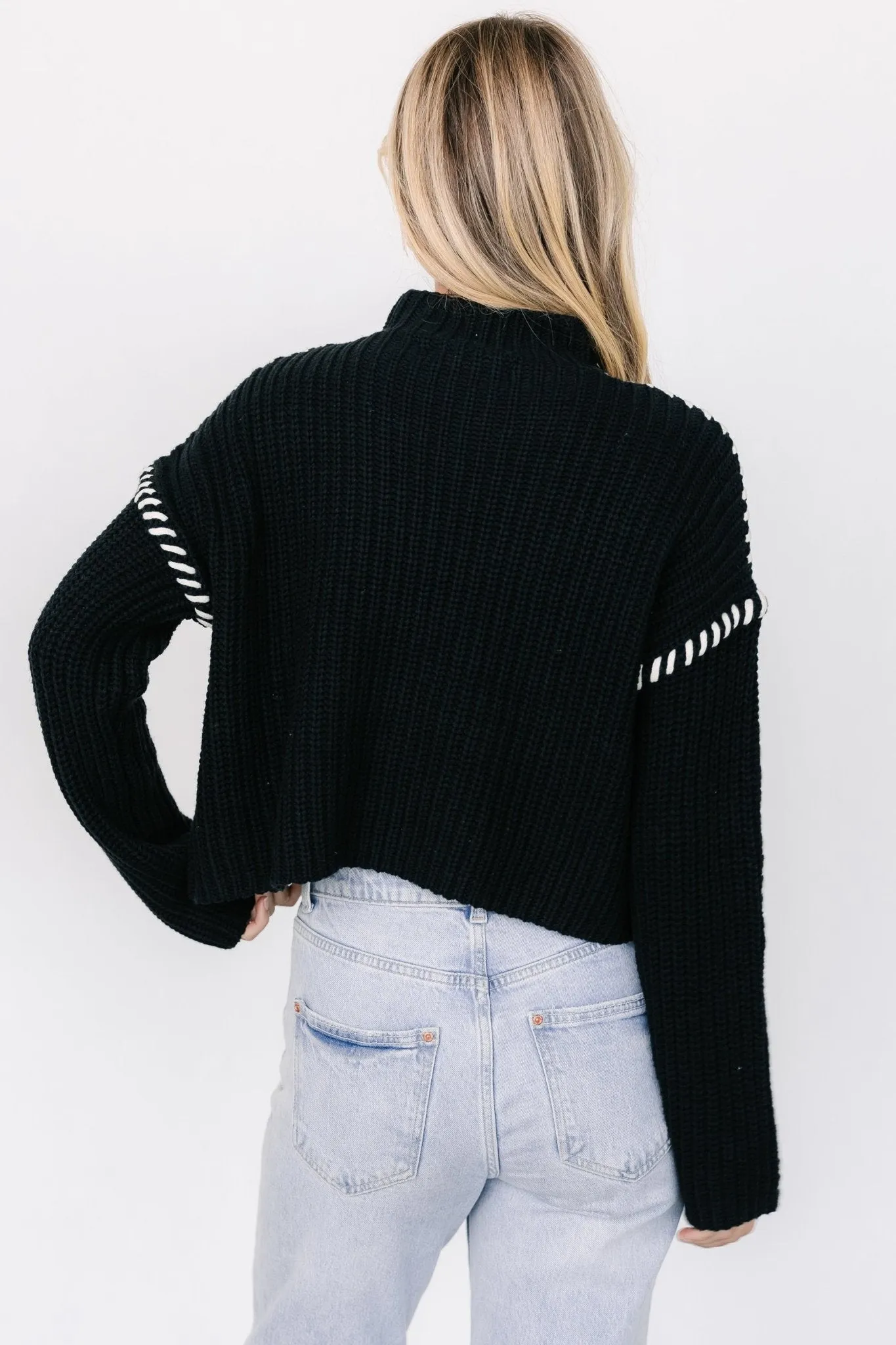 Madden Knit Sweater | Black