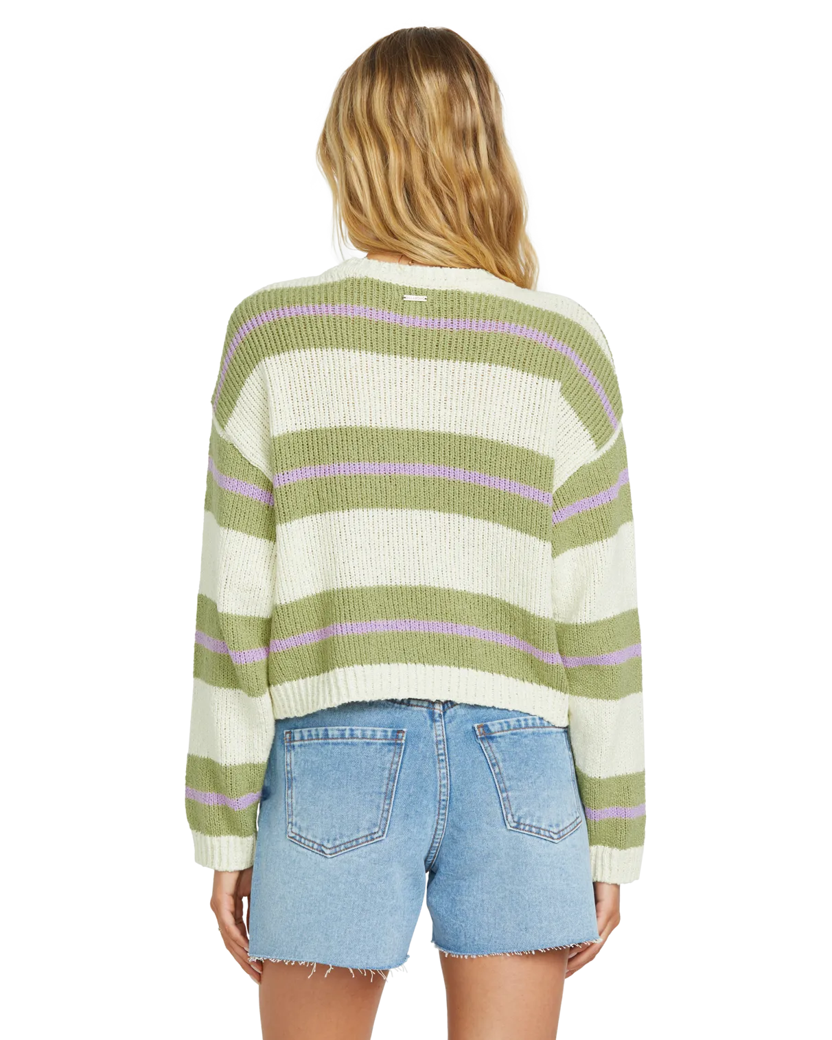 Make It Waves Jumper in Avocado