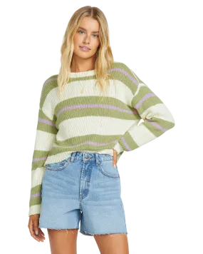 Make It Waves Jumper in Avocado