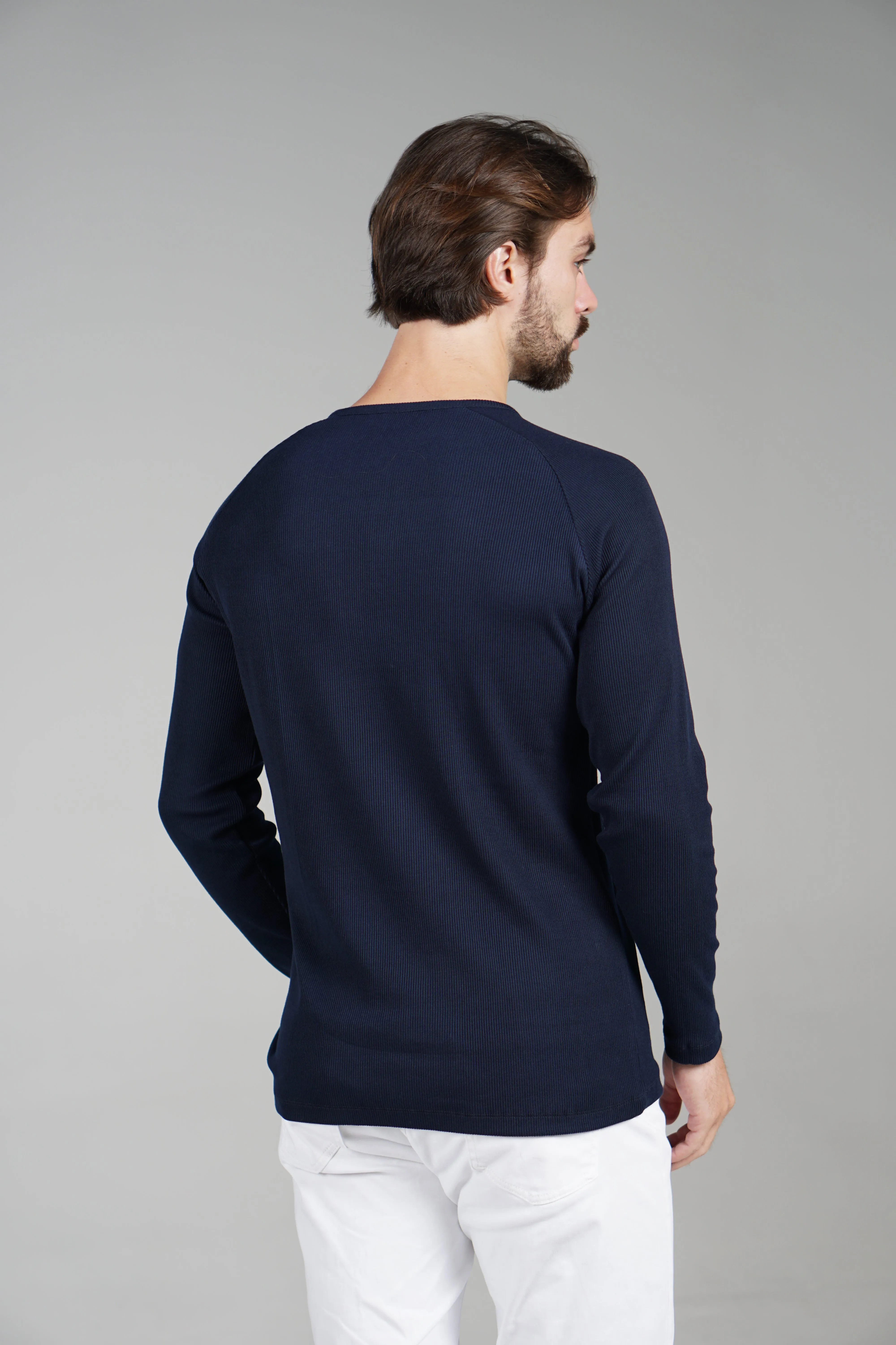 Men's Henley Long Sleeve Shirt