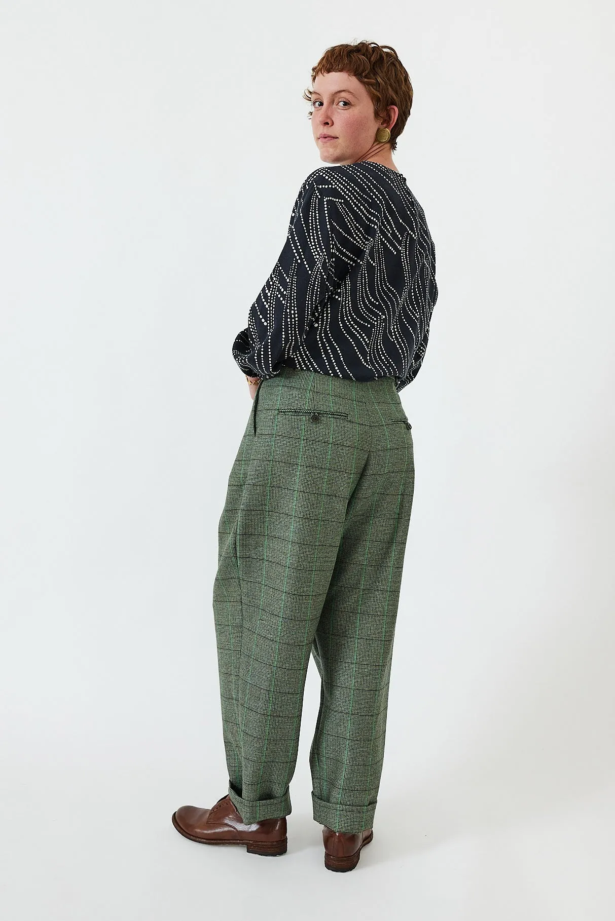 Minä Perhonen - Forester Check Pants - AAA4545K