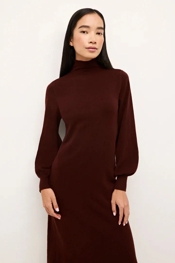 Misha Dress (Bordeaux)