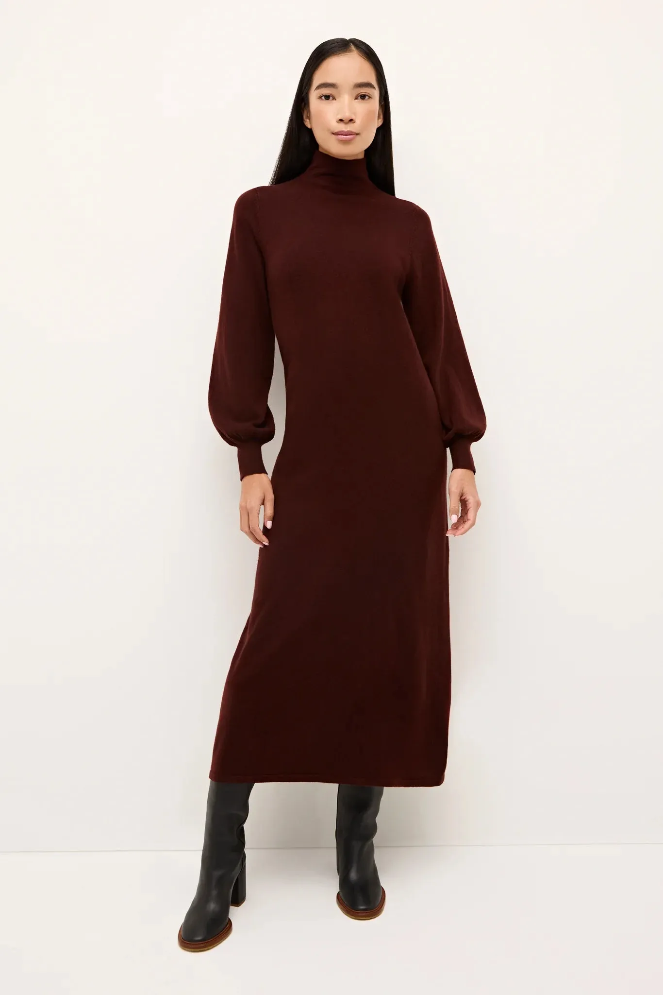 Misha Dress (Bordeaux)