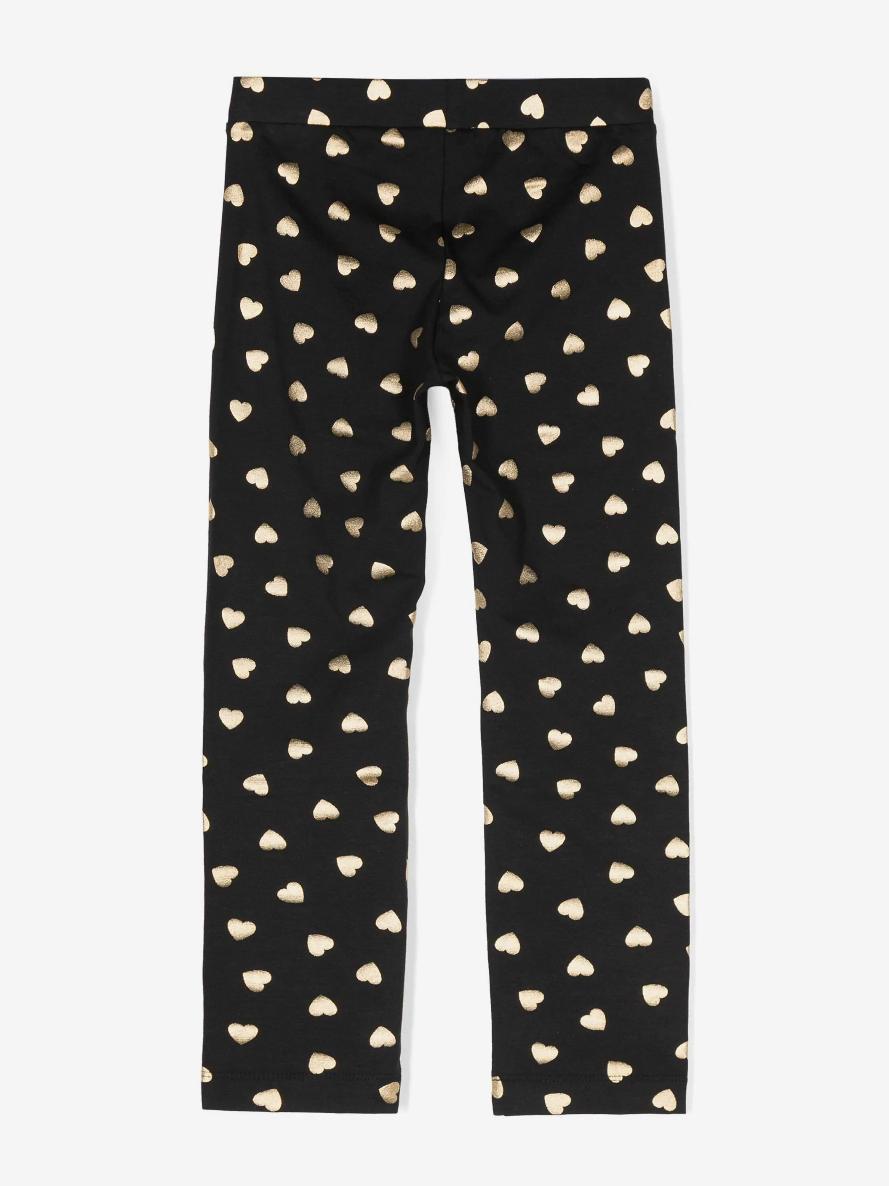 Moschino Girls Heart Leggings in Black