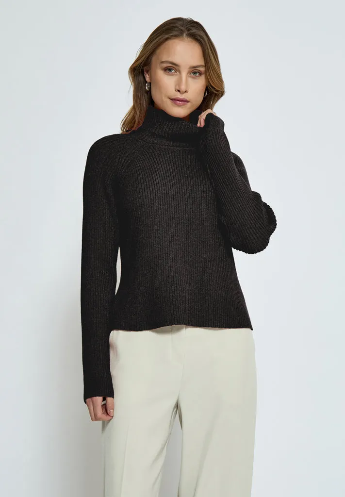 MSAva Knit Turtleneck - Black