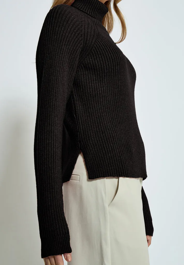 MSAva Knit Turtleneck - Black