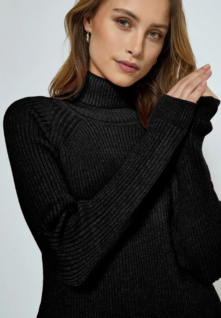 MSAva Knit Turtleneck - Black