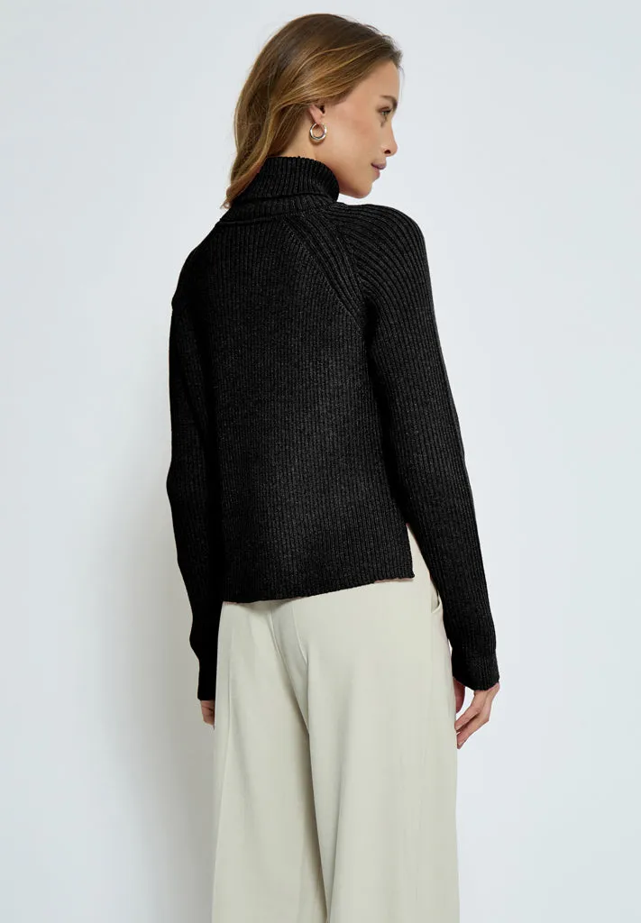 MSAva Knit Turtleneck - Black