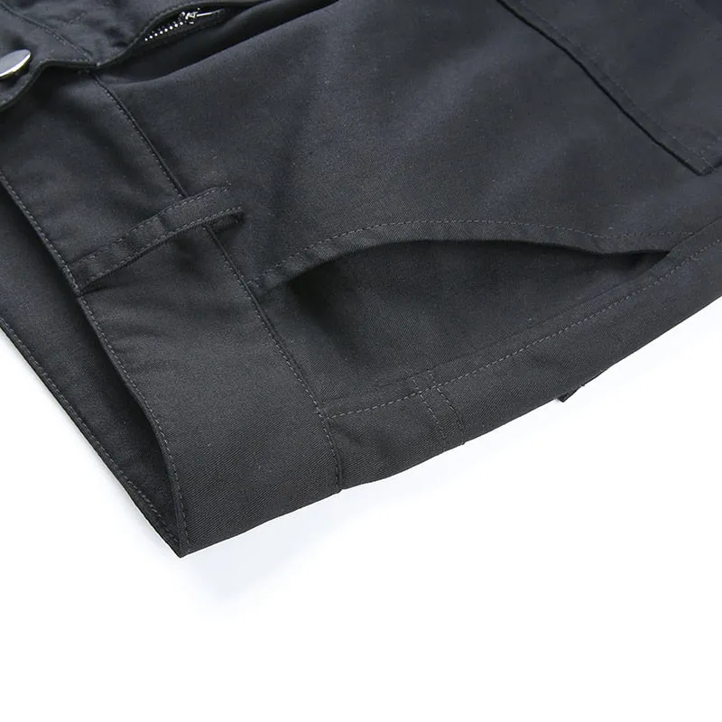 Multi-Pocket High Waist Cargo Pants