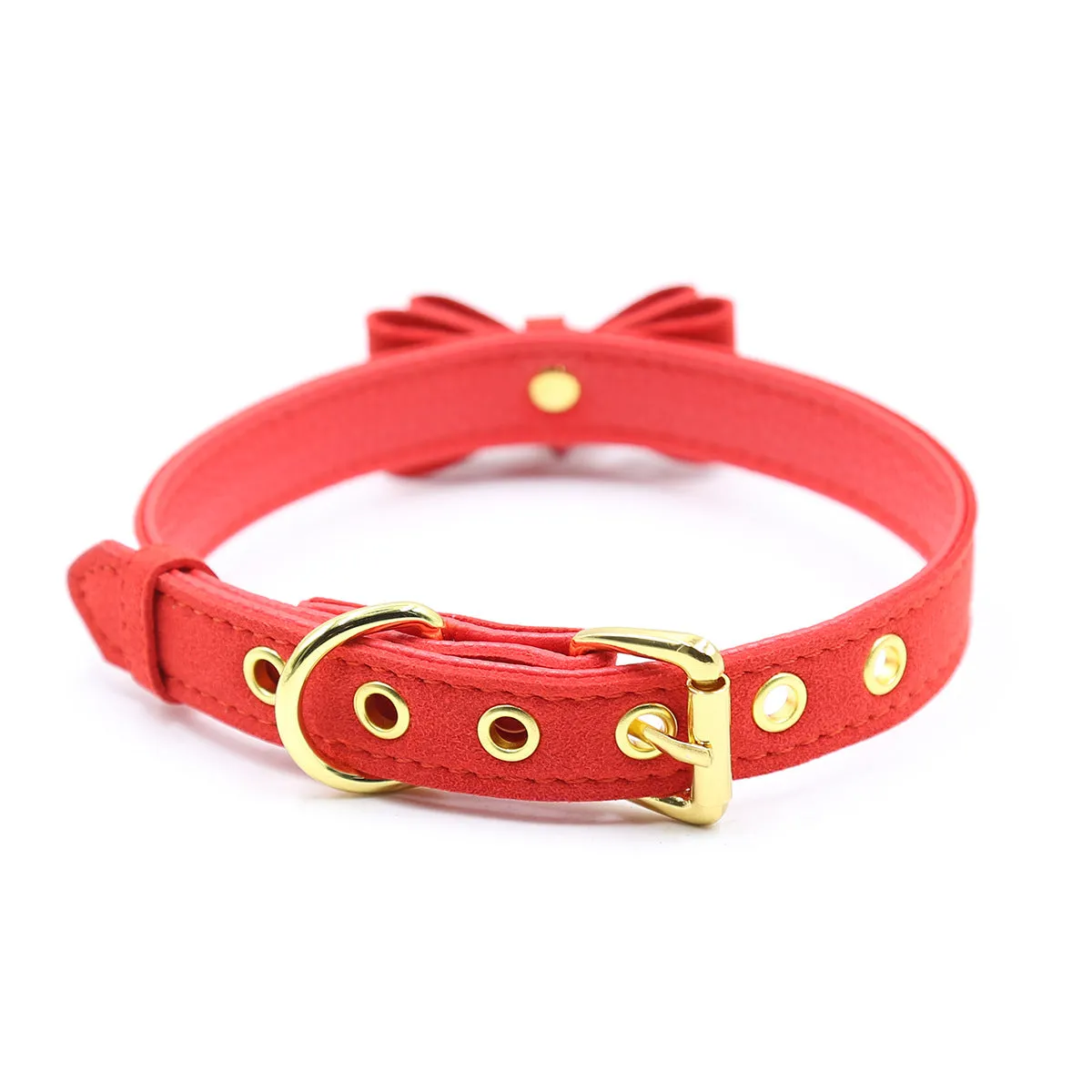 Naughty Kitty Faux Leather Cosplay Collar