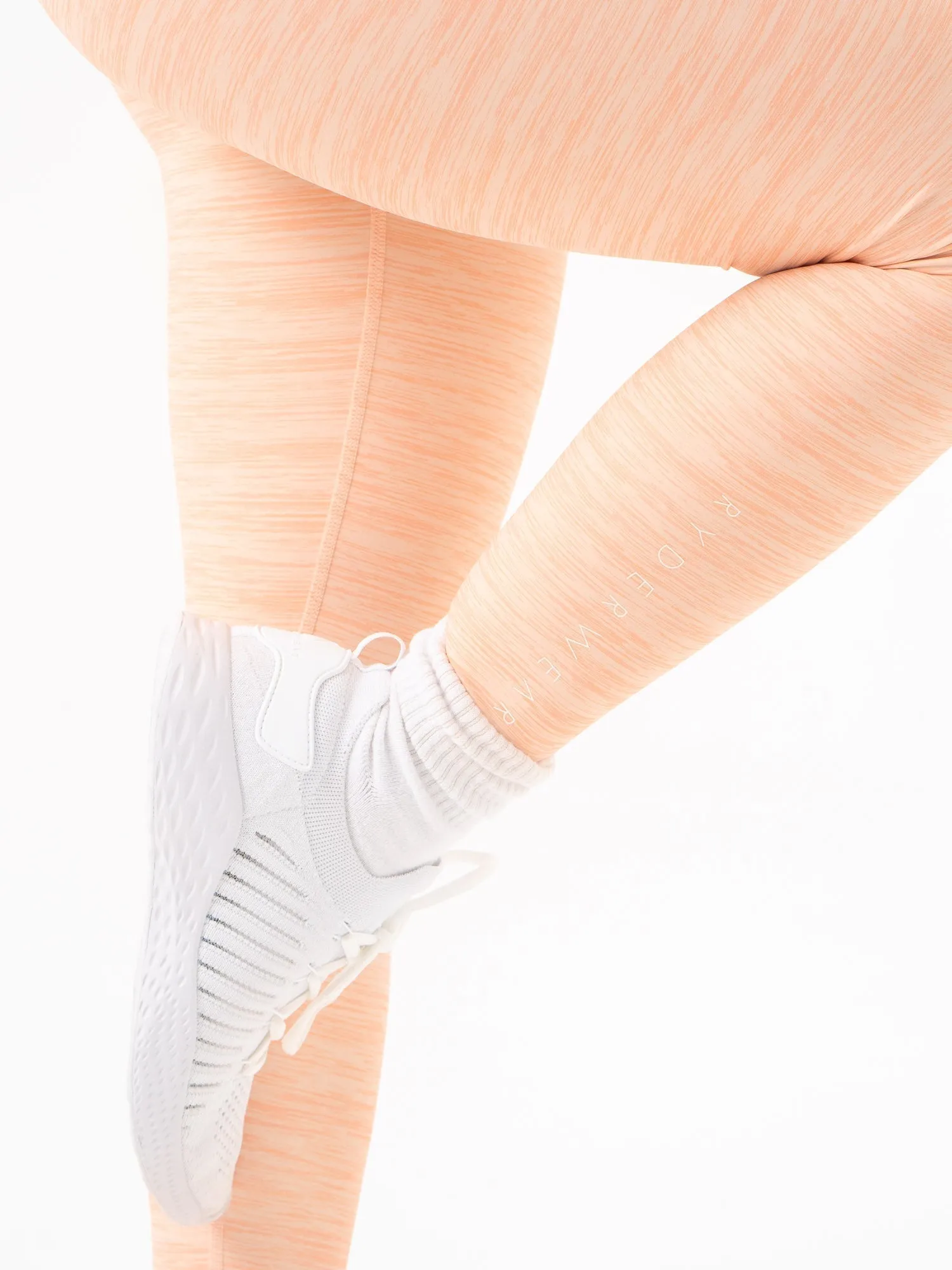 NKD V Scrunch Leggings - Blush Marl