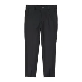 NOVE BLACK SLIM WOOL PANTS