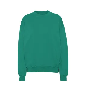 Organic Oversized Crew - pine green