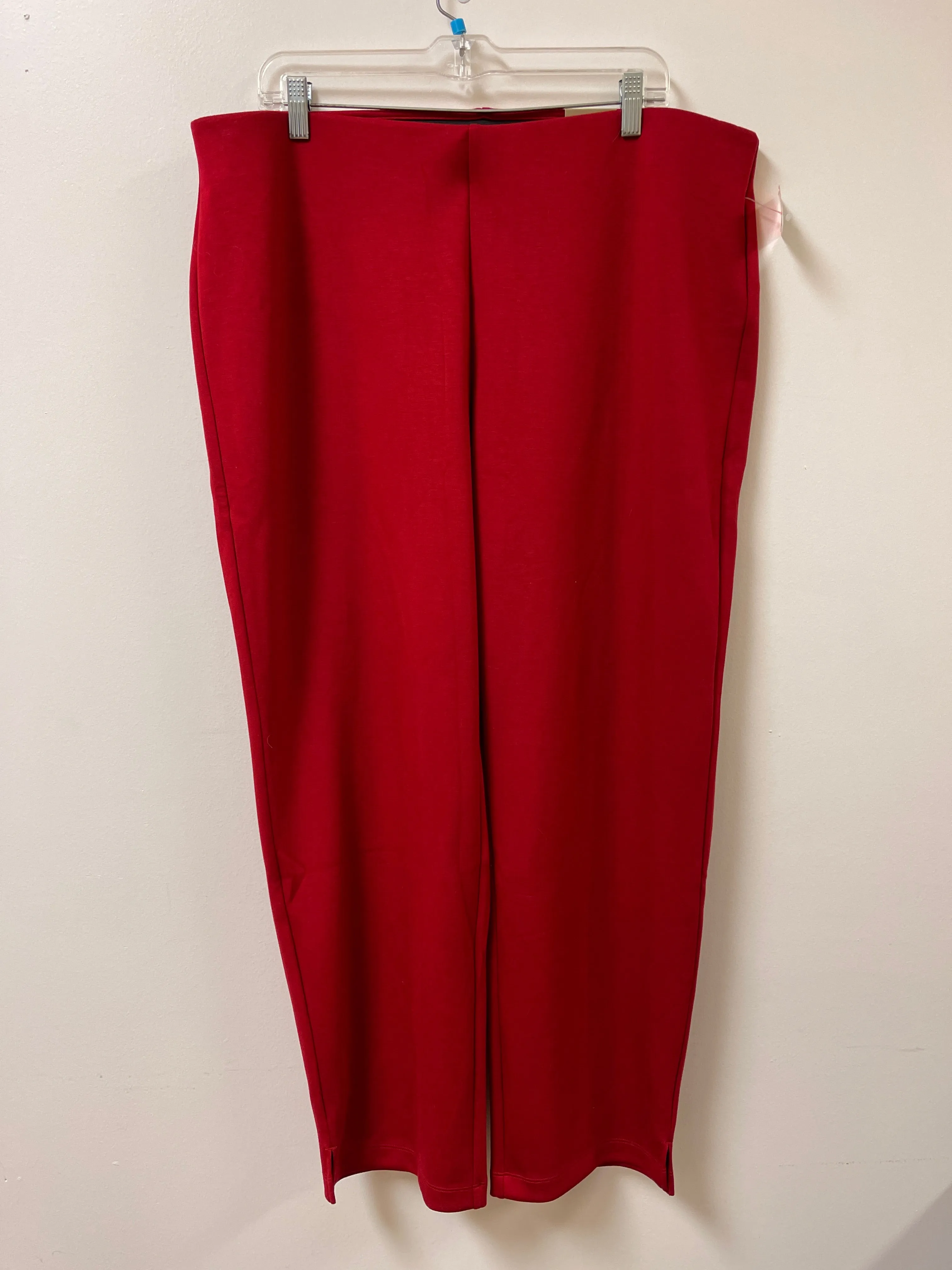 Pants Dress By Chicos In Red, Size: 16