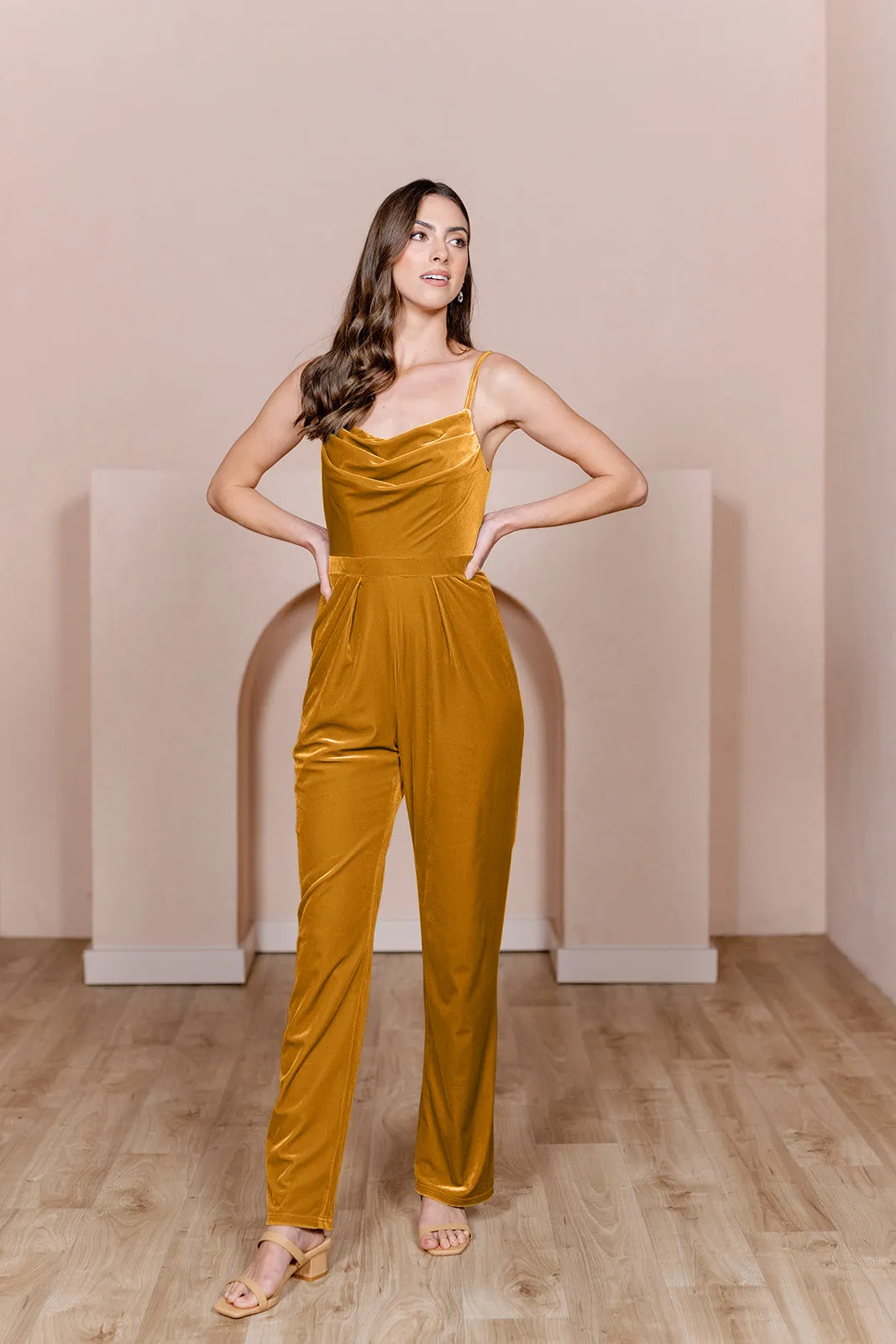 Parker Velvet Jumpsuit | Made To Order