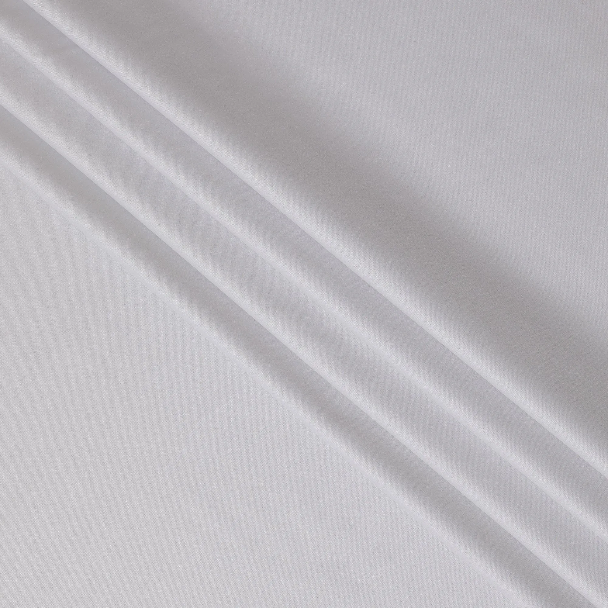 Pearl white Plain Premium pure Swiss 100% cotton shirting fabric-D16609