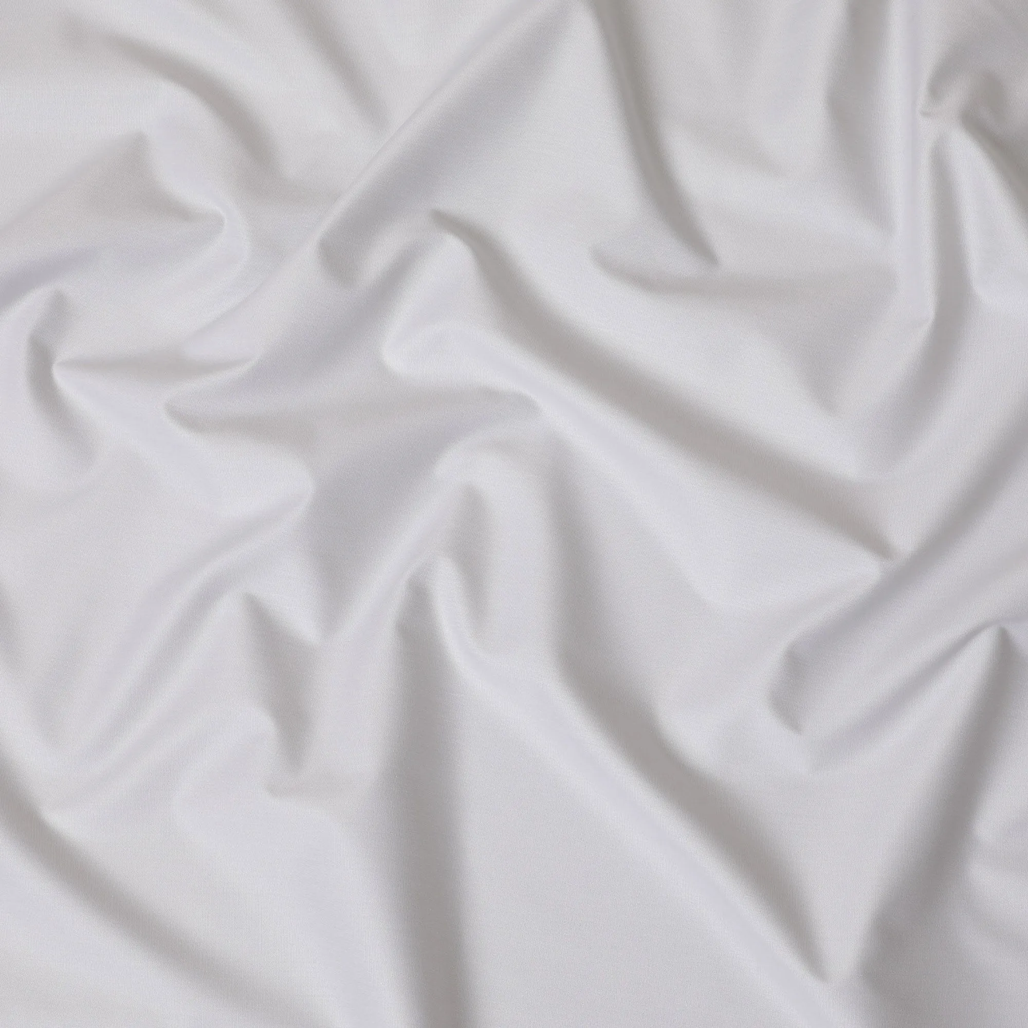 Pearl white Plain Premium pure Swiss 100% cotton shirting fabric-D16609