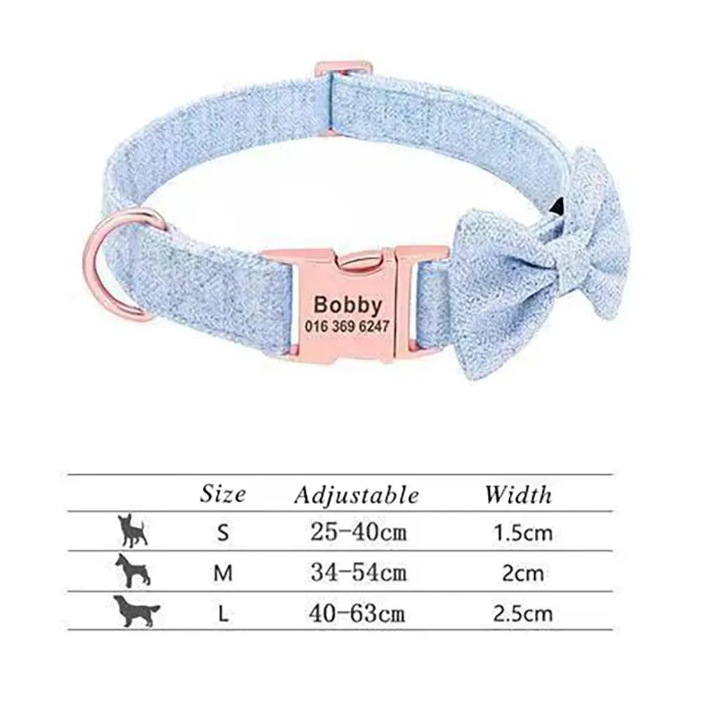 Personalized Name Adjustable Collar