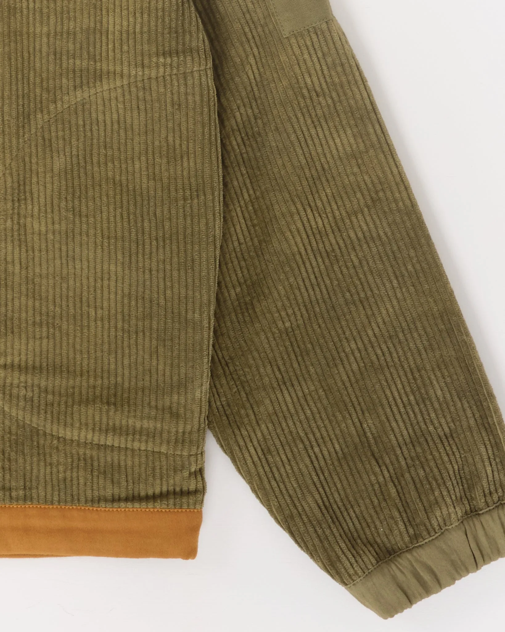 Polite Pullover - Olive Scarecrow Cord