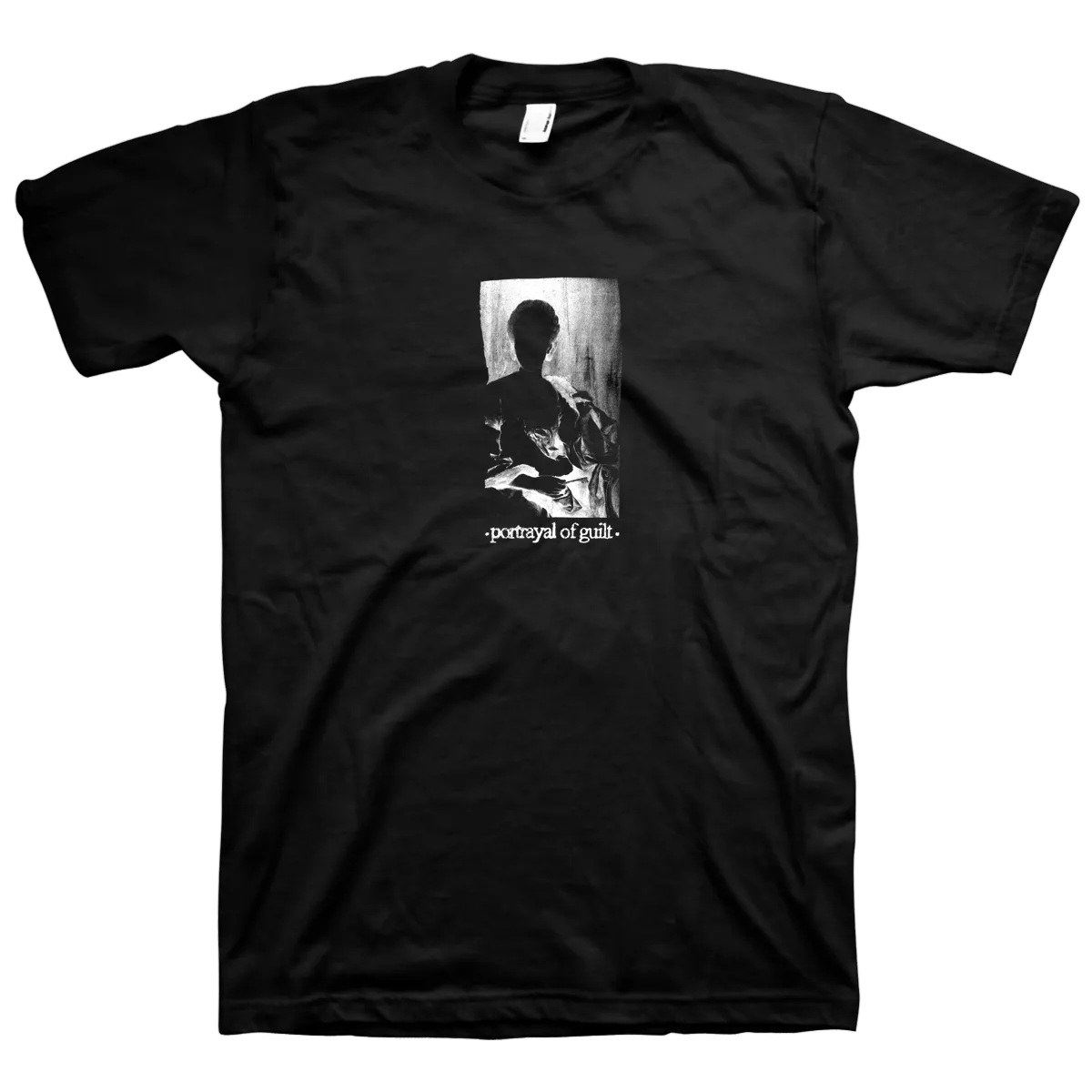 Portrayal Of Guilt "Silhouette" Black T-Shirt