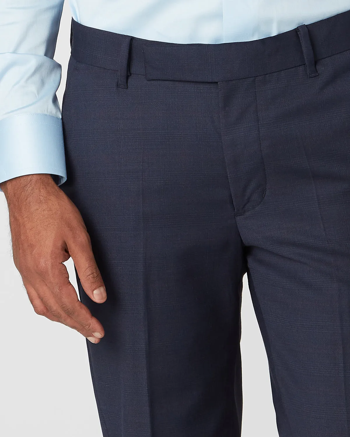 Premier Blended Wool Dress Pants - Navy