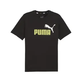 Puma maglietta manica corta da uomo ESS  2 stampa Logo grande 586759-59 nero-limone