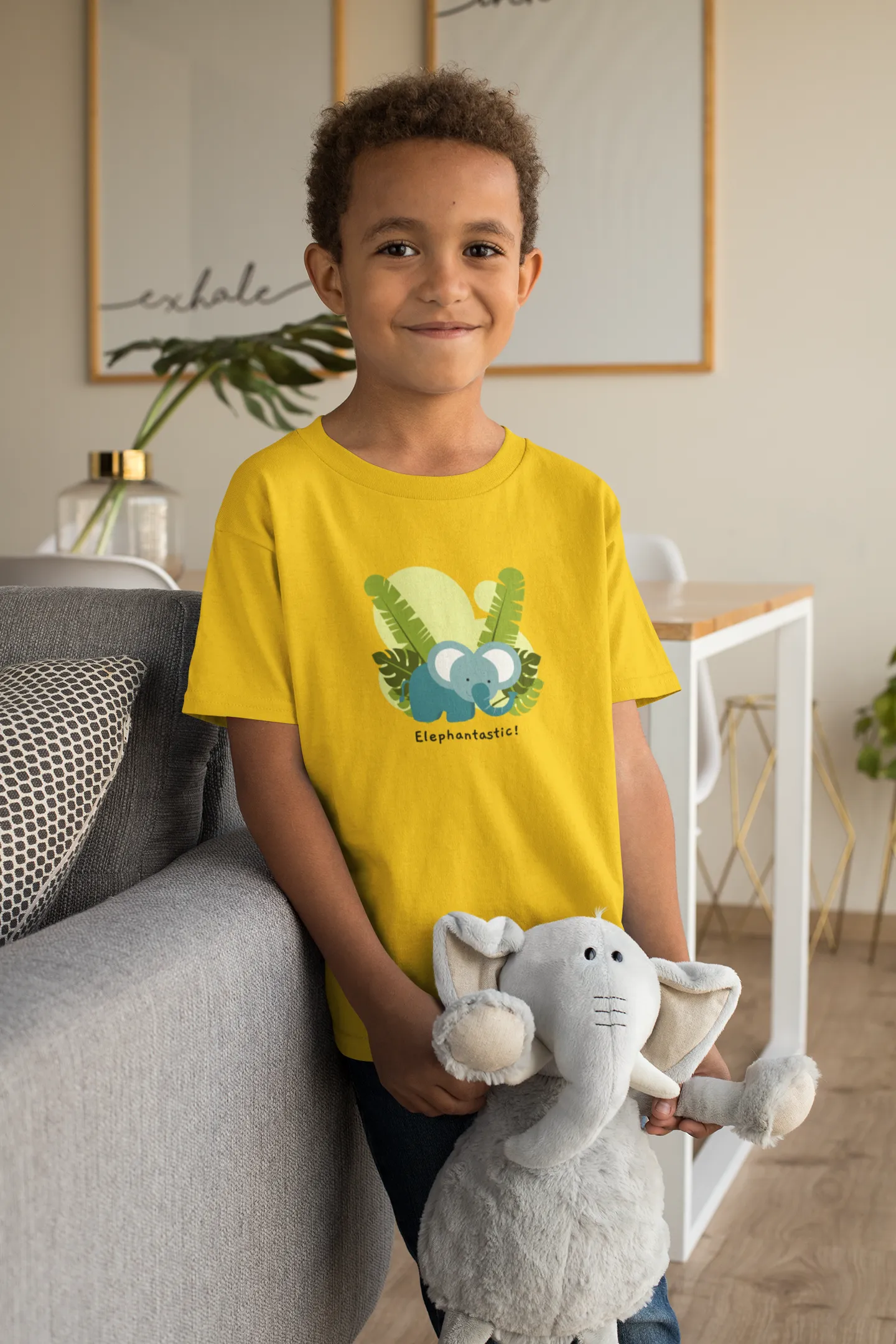 "ELEPHANTASTIC" KIDS HALF-SLEEVE T-SHIRT