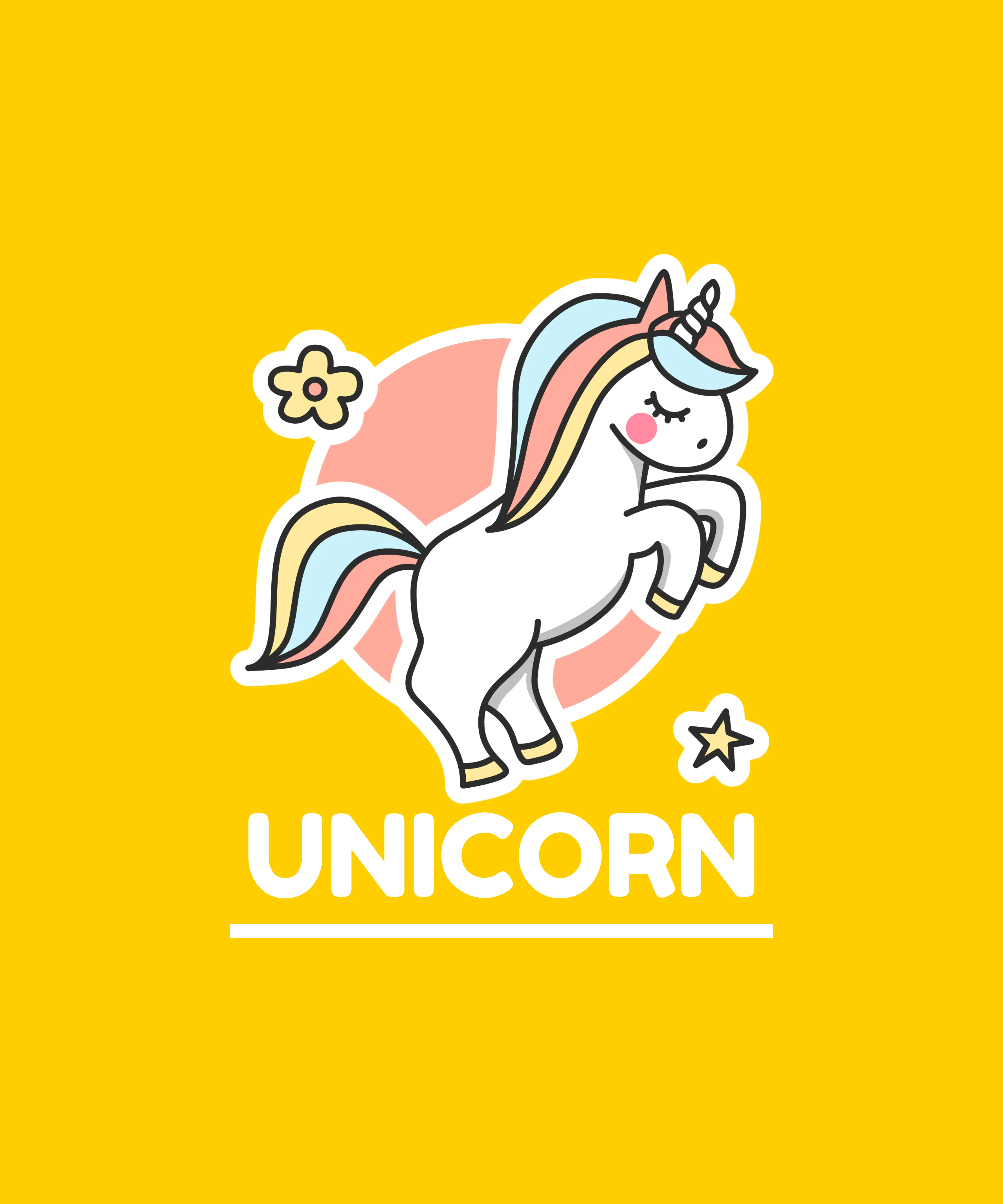 "UNICORN" KIDS HALF-SLEEVE T-SHIRTS