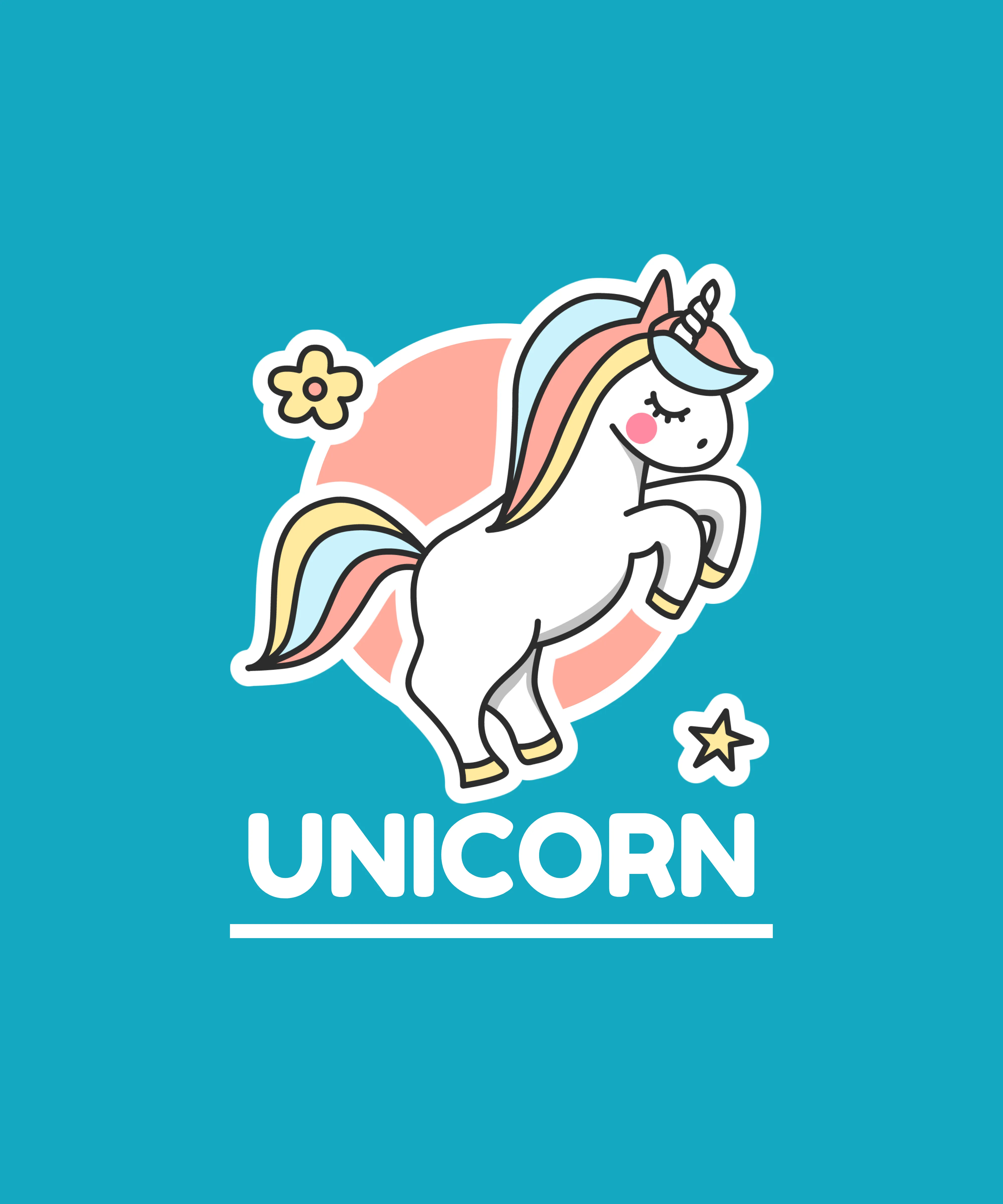 "UNICORN" KIDS HALF-SLEEVE T-SHIRTS