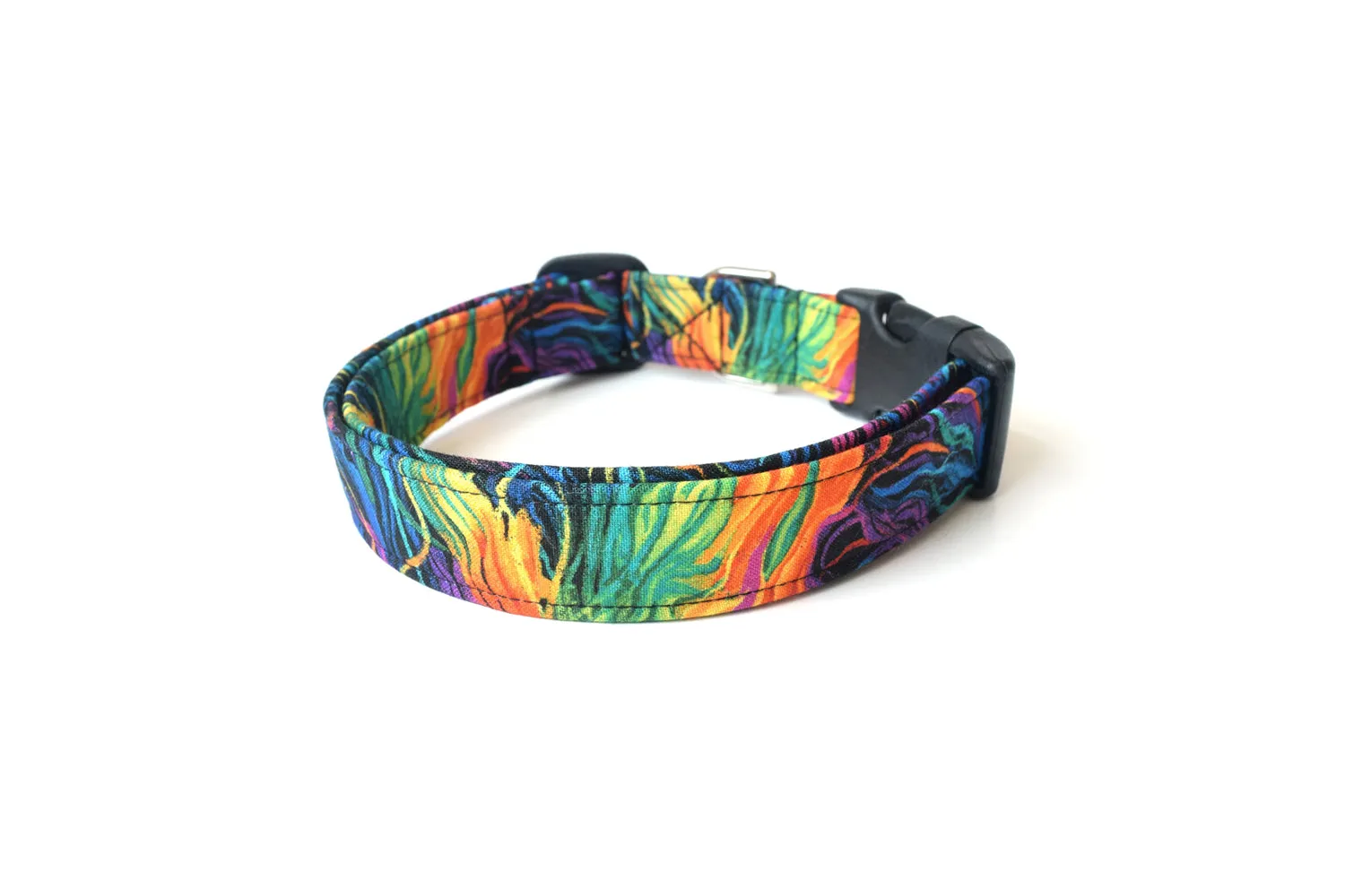 Rainbow Mane Dog Collar