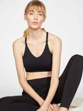 Renata Seamless Bralet - Black