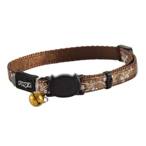 ROGZ SILKCAT COLLAR - S-BRONZE