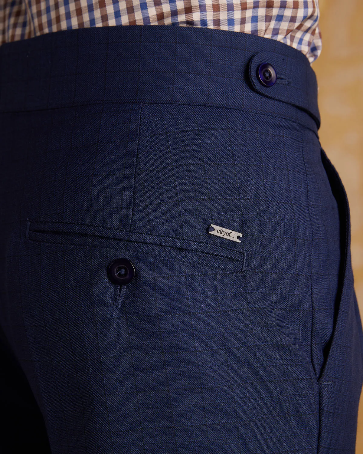 Royal Blended Wool Neapolitan Dress Pants