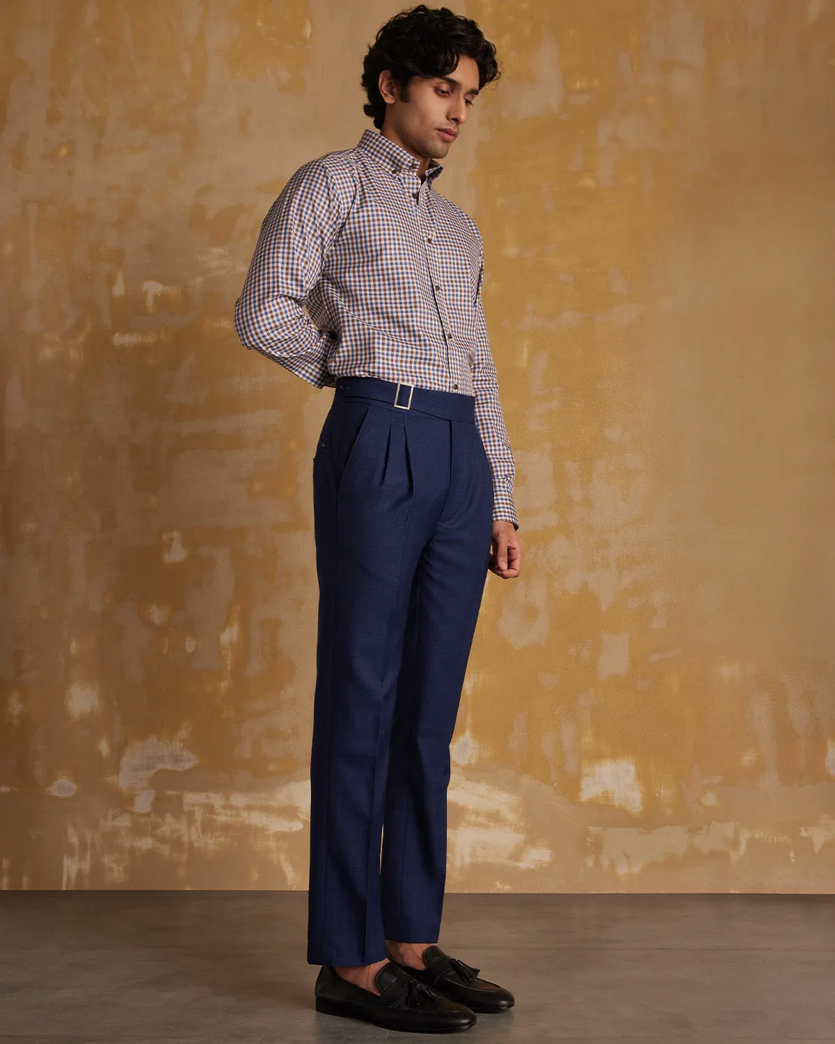 Royal Blended Wool Neapolitan Dress Pants