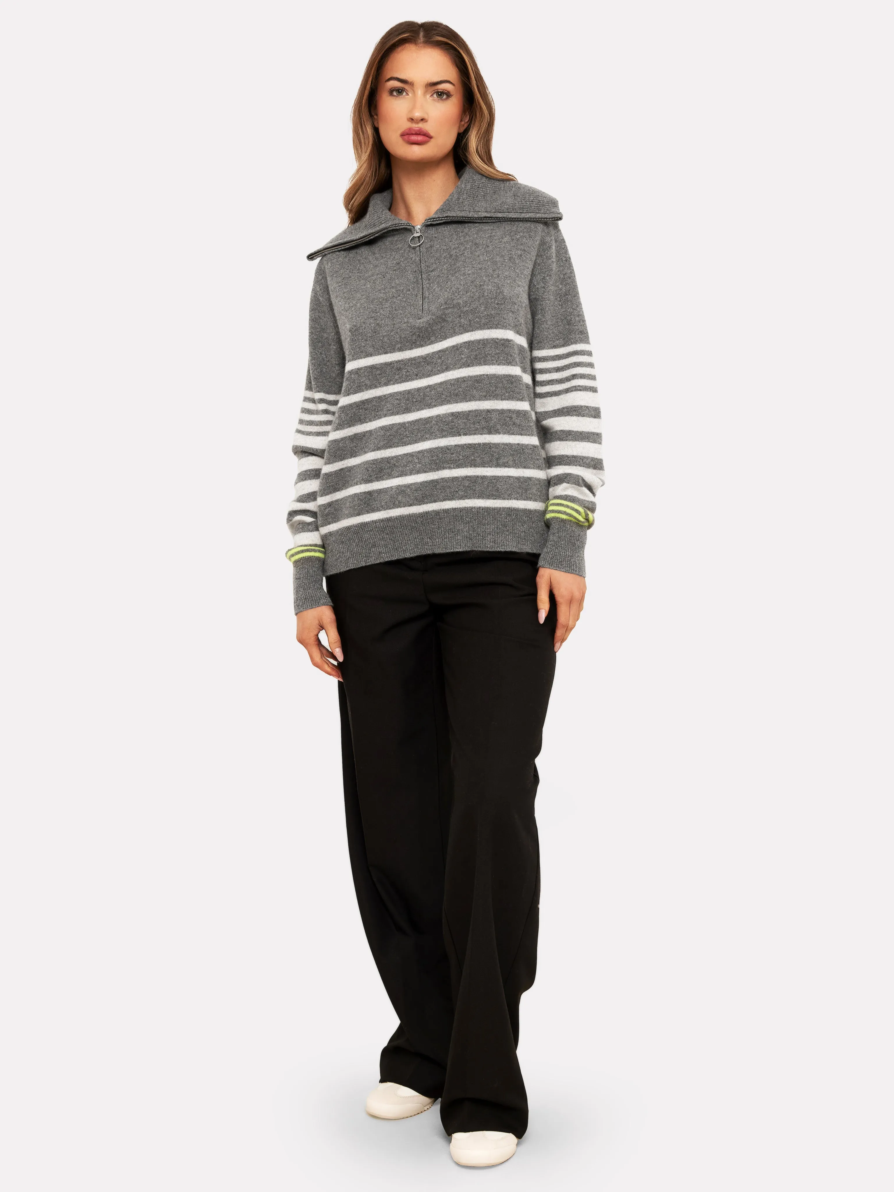 Sabrina Cashmere Zip Up