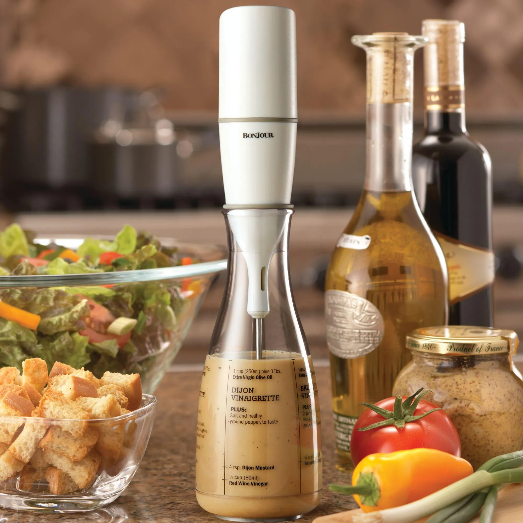 Salad Dressing Mixer with Carafe